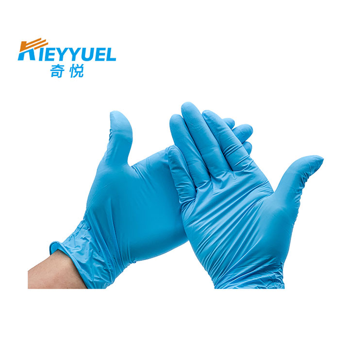 Gants jetables en nitrile sans poudre